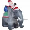 आप एक हाथी पर सांता की एक लॉन Inflatable खरीद सकते हैं