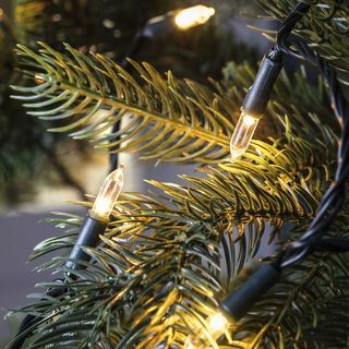 150 गर्म सफेद एलईडी पारंपरिक क्रिसमस ट्री रोशनी